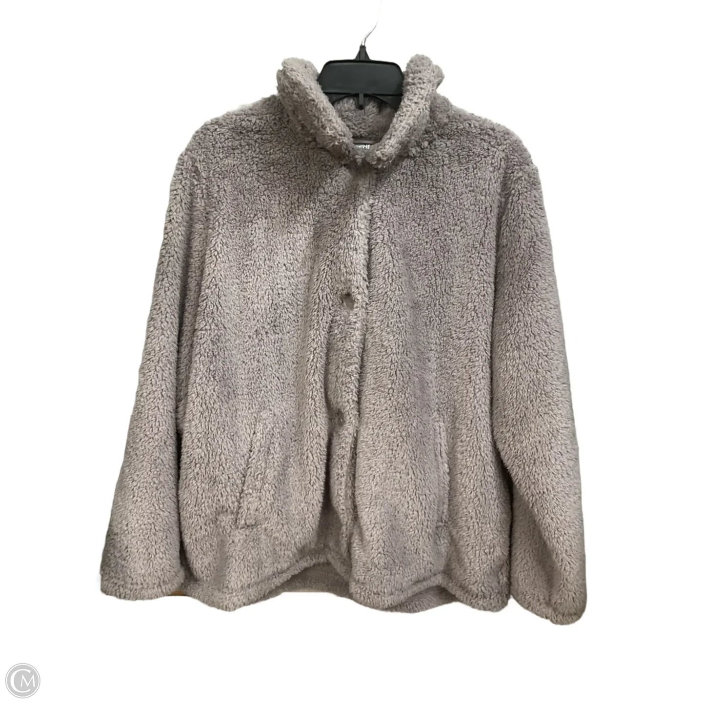 Jacket Faux Fur & Sherpa By 32 Degrees In Grey, Size: Xl