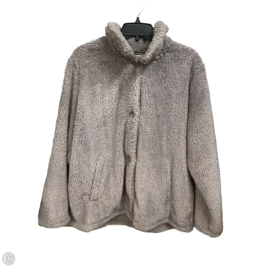 Jacket Faux Fur & Sherpa By 32 Degrees In Grey, Size: Xl