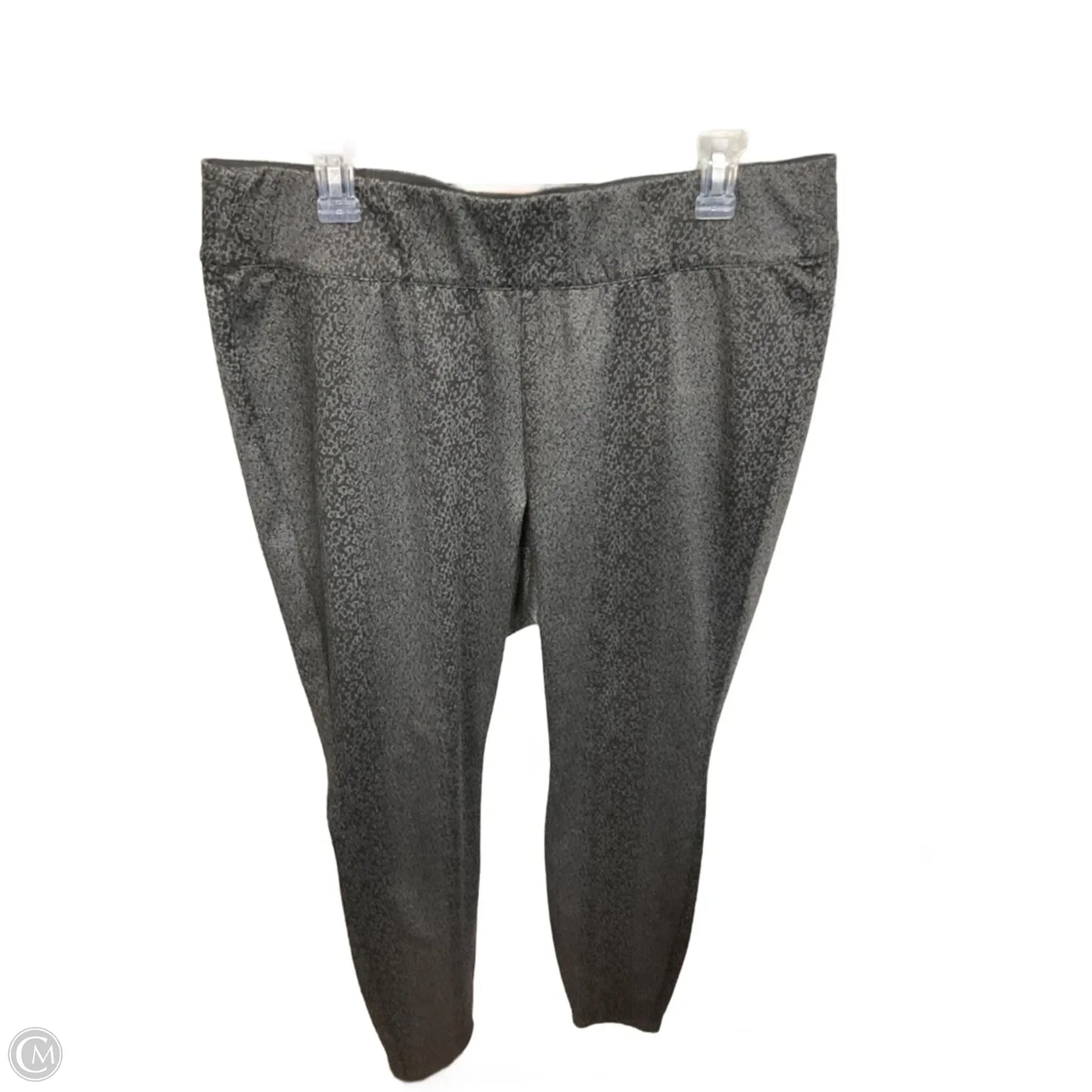 Pants Leggings By Lane Bryant In Black & Grey, Size: 18
