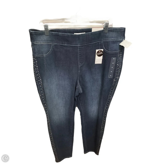 Jeans Skinny By Lane Bryant In Blue Denim, Size: 18