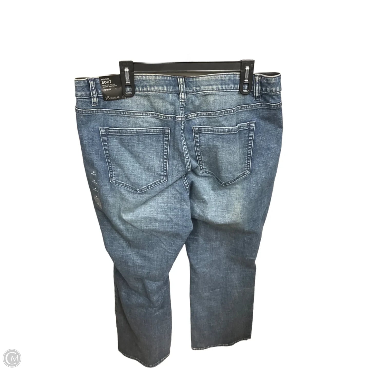 Jeans Wide Leg By Lane Bryant In Blue Denim, Size: 18