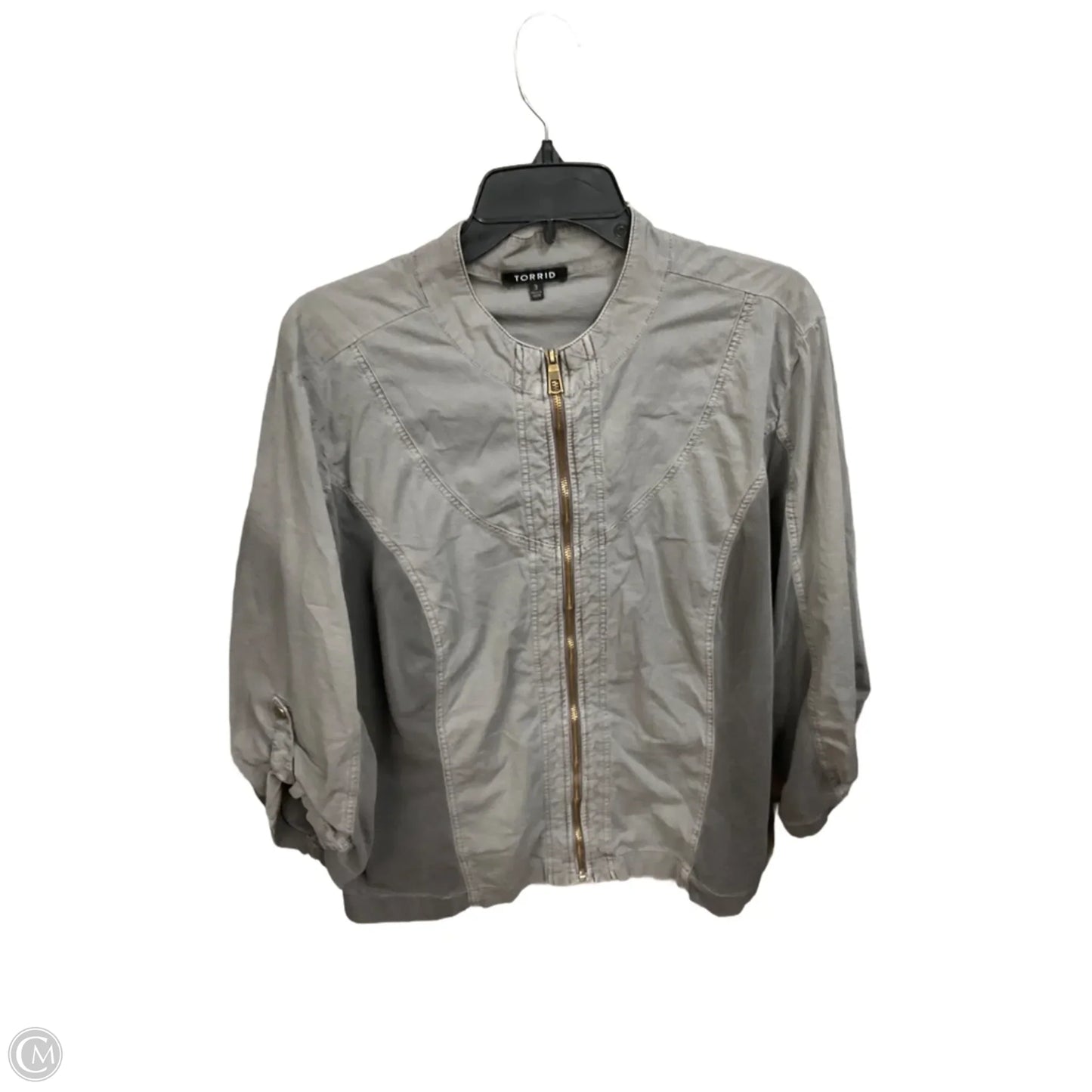 Jacket Other By Torrid In Grey, Size: 3x