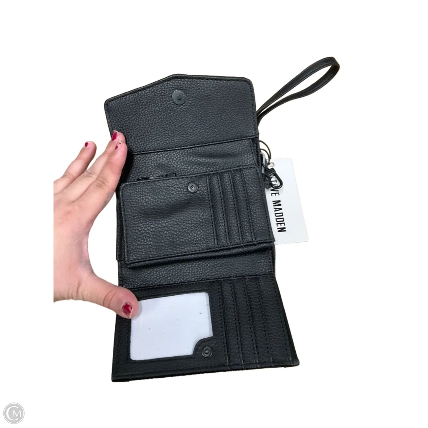 Wallet Leather By Steve Madden, Size: Medium