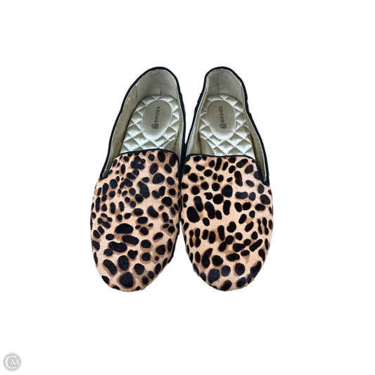 Shoes Flats By Birdies In Animal Print, Size: 7.5
