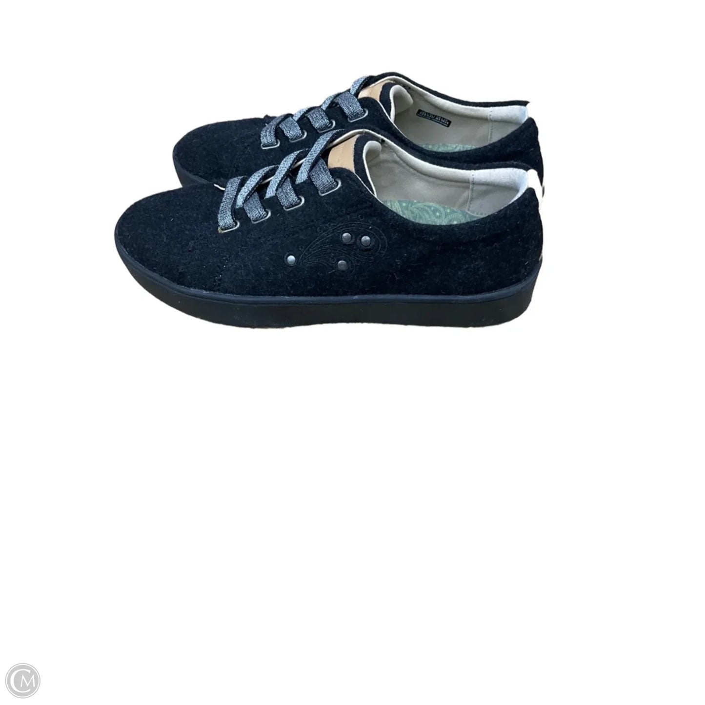 Shoes Flats By Clothes Mentor In Black, Size: 7.5