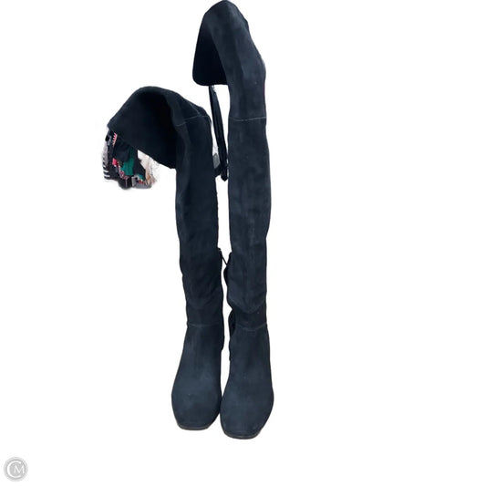 Boots Knee Heels By Joie In Black, Size: 9