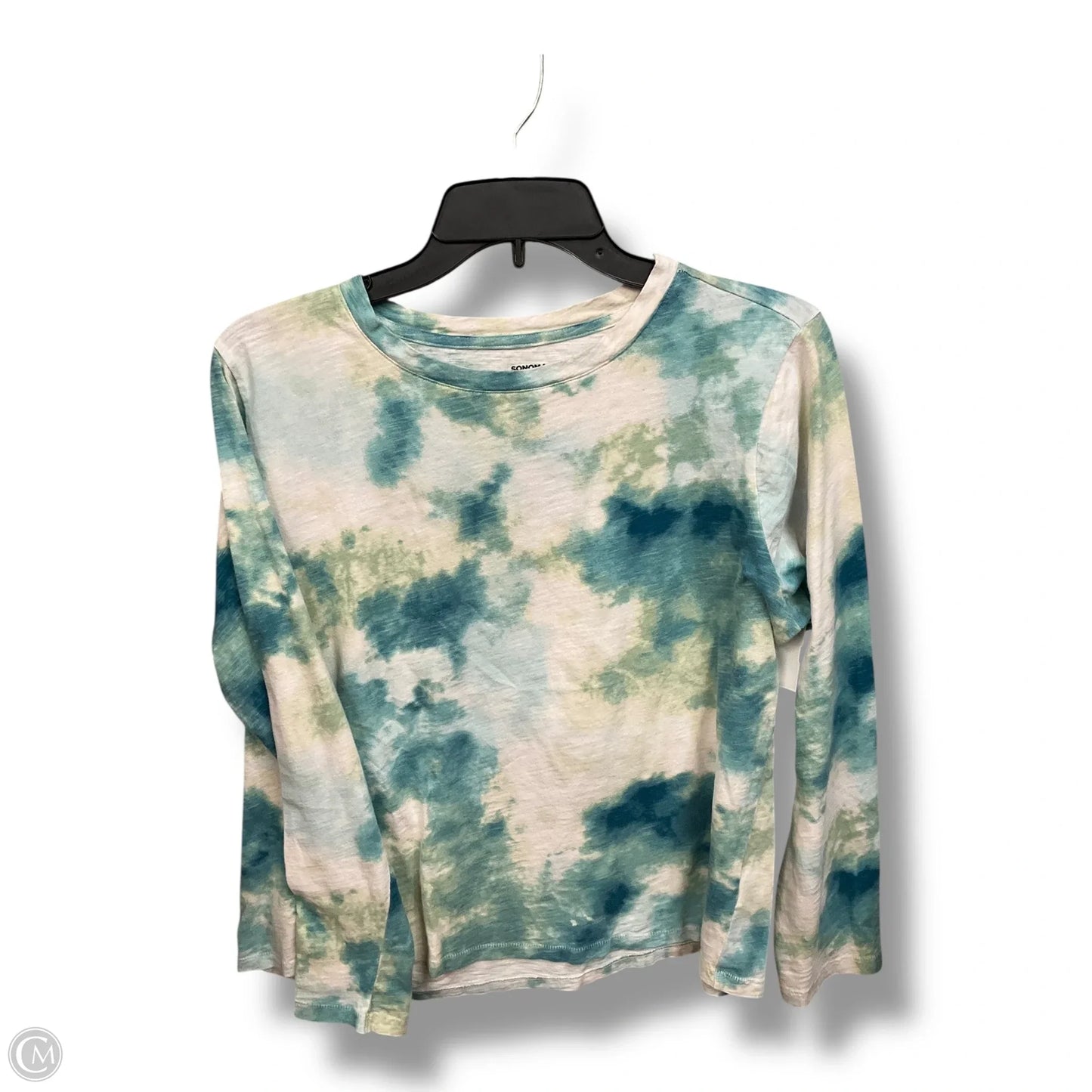 Top Long Sleeve By Sonoma In Tie Dye Print, Size: L
