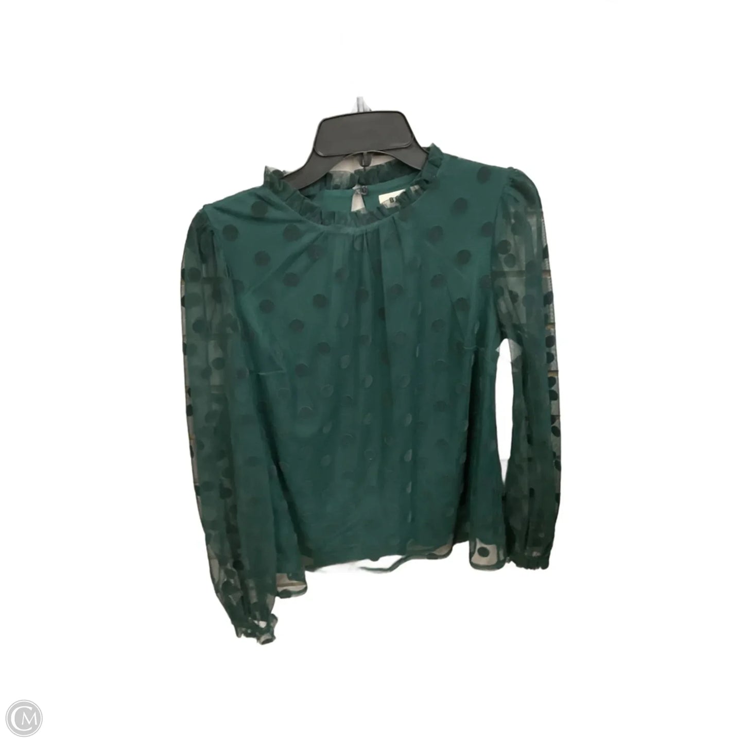 Top Long Sleeve Basic By Boden In Green, Size: M
