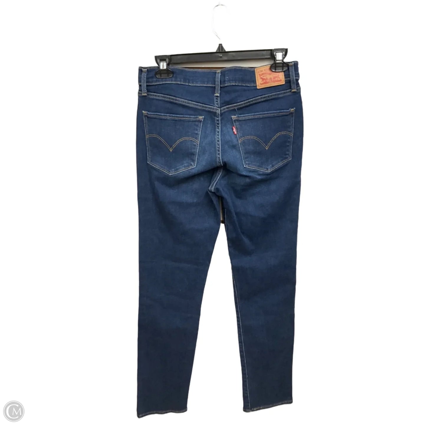 Jeans Straight By Levis In Blue Denim, Size: 6