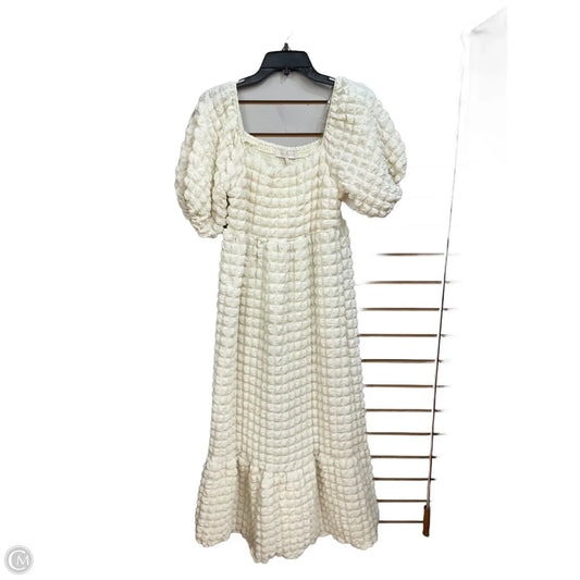 Dress Party Midi By Simply Southern In Cream, Size: S