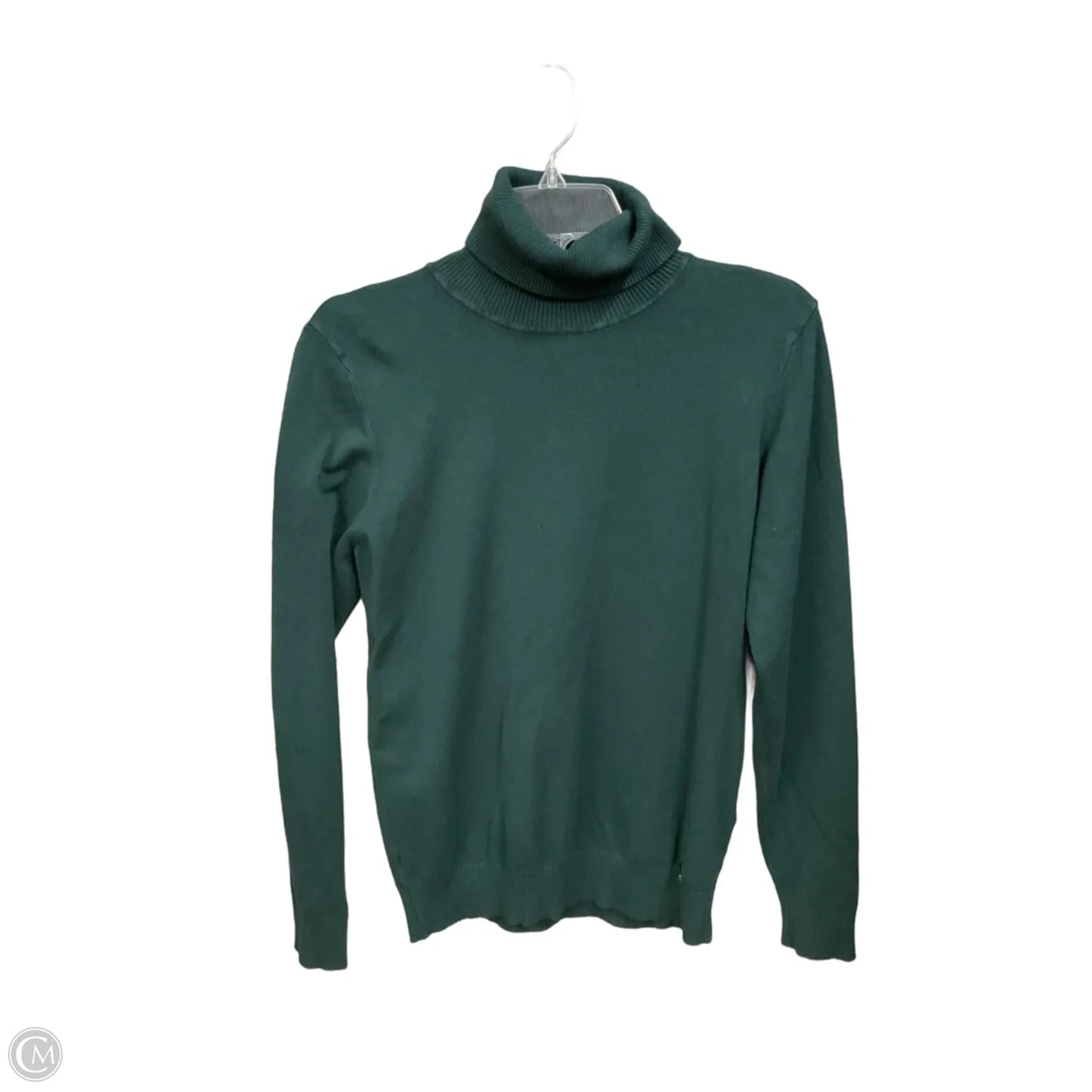 Top Long Sleeve Basic By Calvin Klein In Green, Size: L