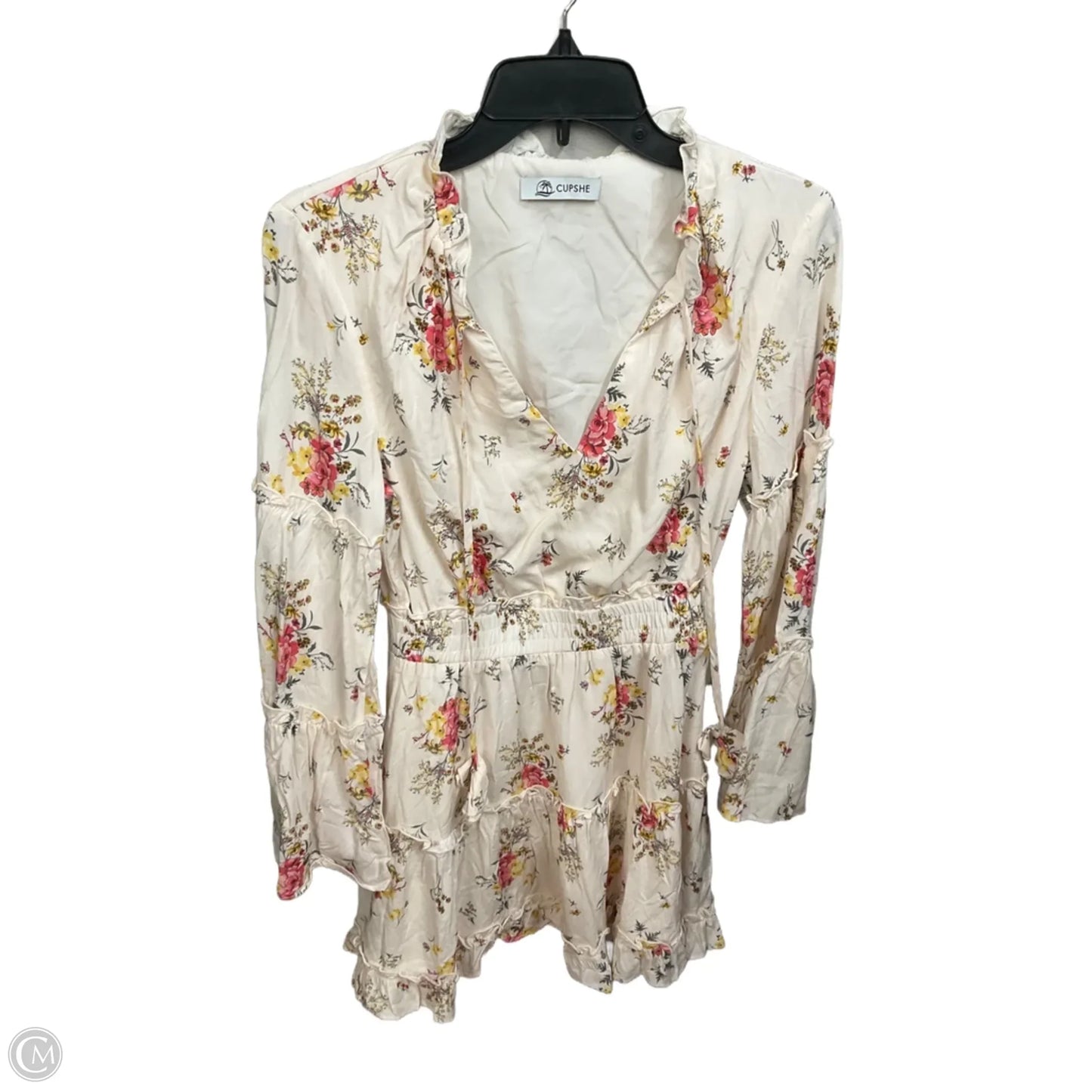 Dress Casual Short By Cupshe In Floral Print, Size: Xs