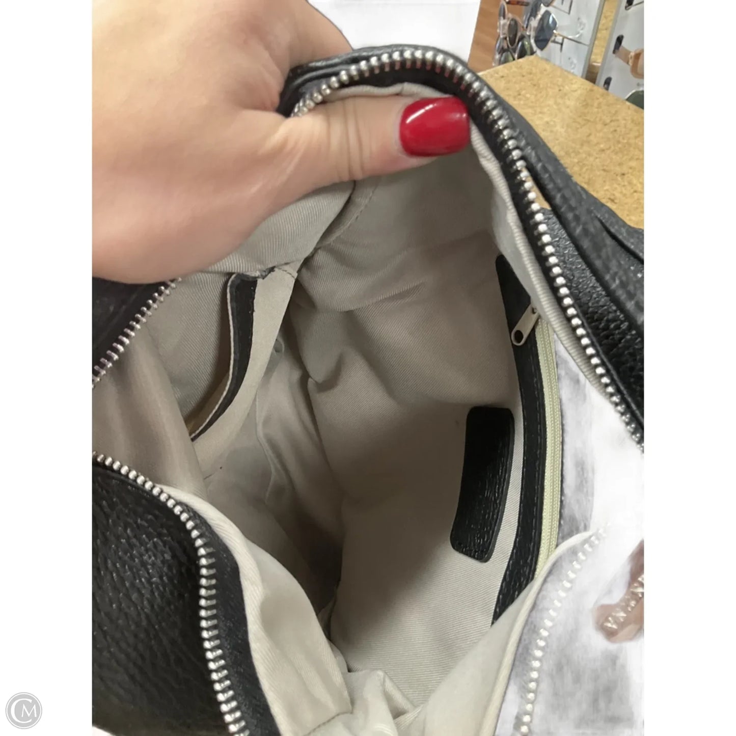 Backpack Leather By Valentina, Size: Medium