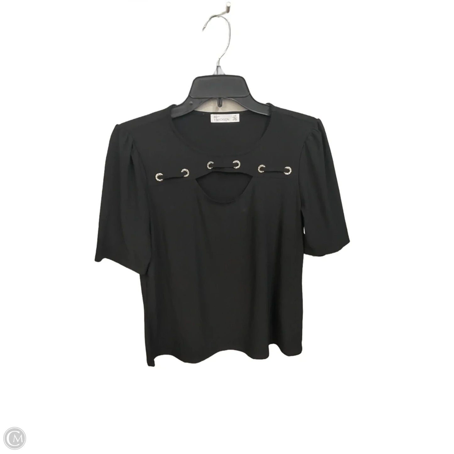 Top Short Sleeve Basic By 89th And Madison In Black, Size: M