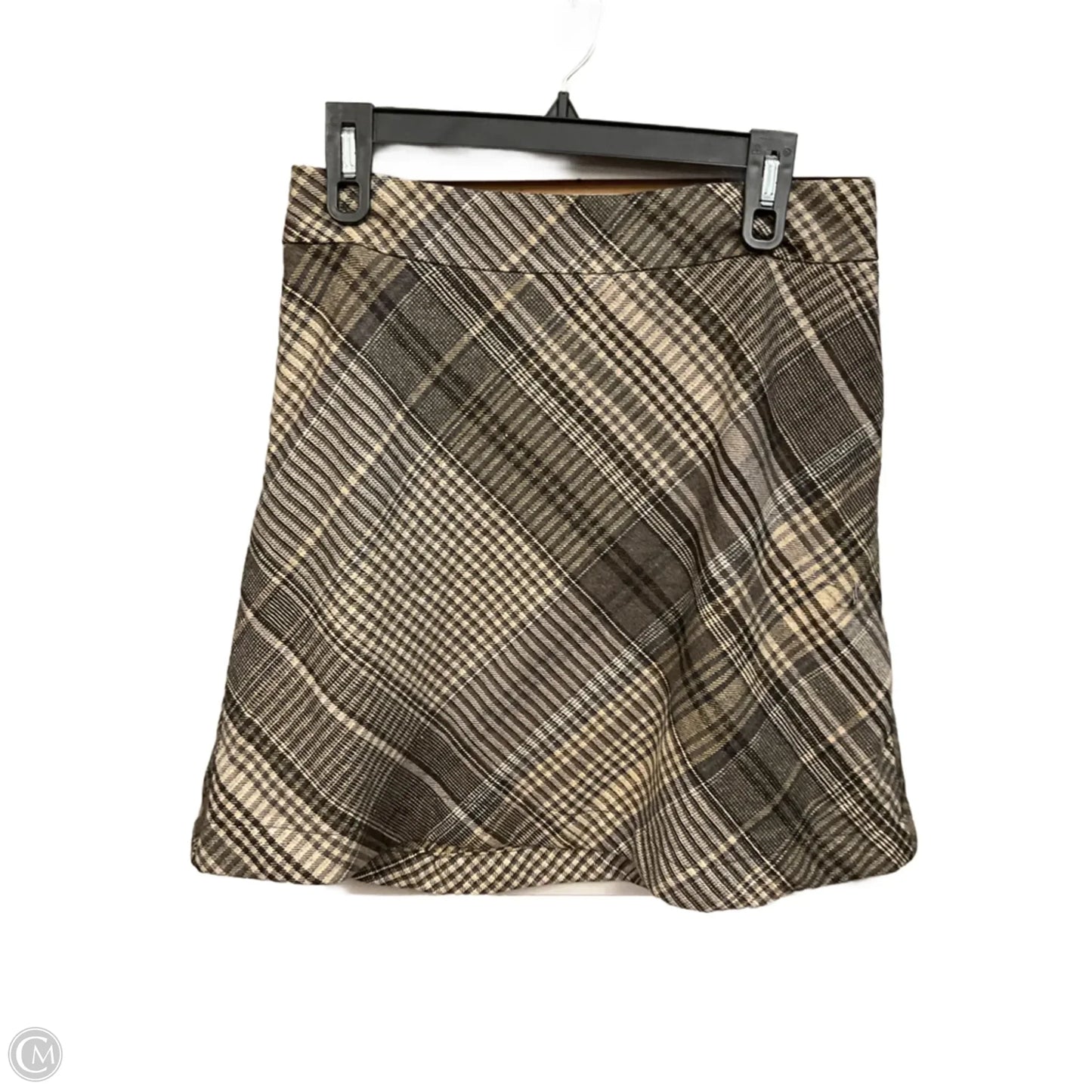 Skirt Mini & Short By Loft In Plaid Pattern, Size: 6
