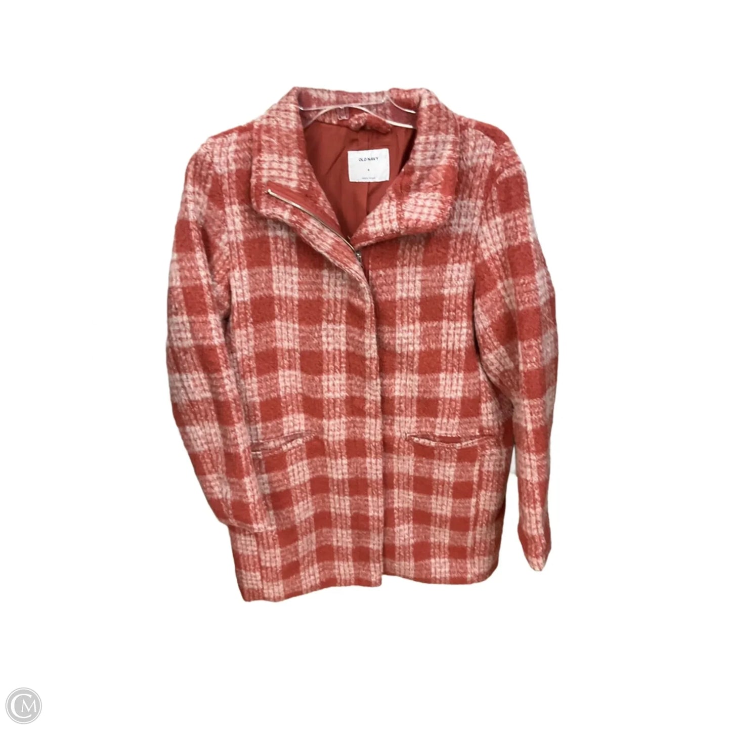 Coat Other By Old Navy In Pink & White, Size: M