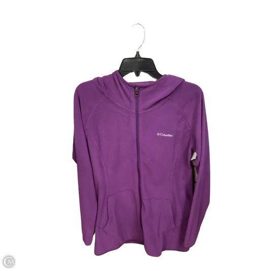 Jacket Fleece By Columbia In Purple, Size: L