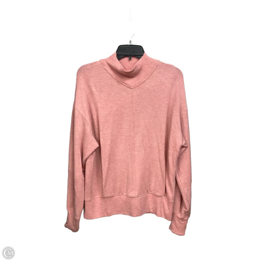 Athletic Sweatshirt Collar By Athleta In Pink, Size: S