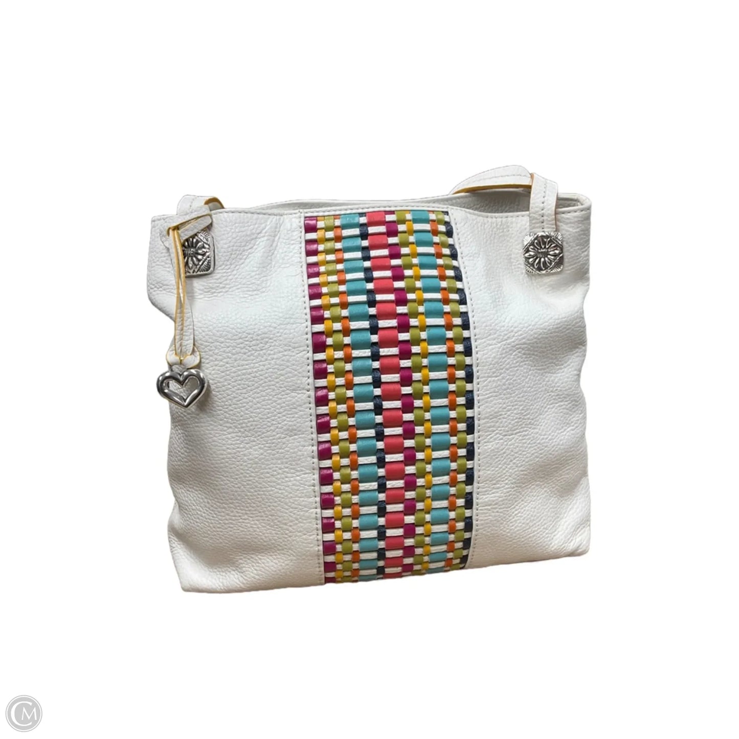 Handbag Leather By Brighton, Size: Large