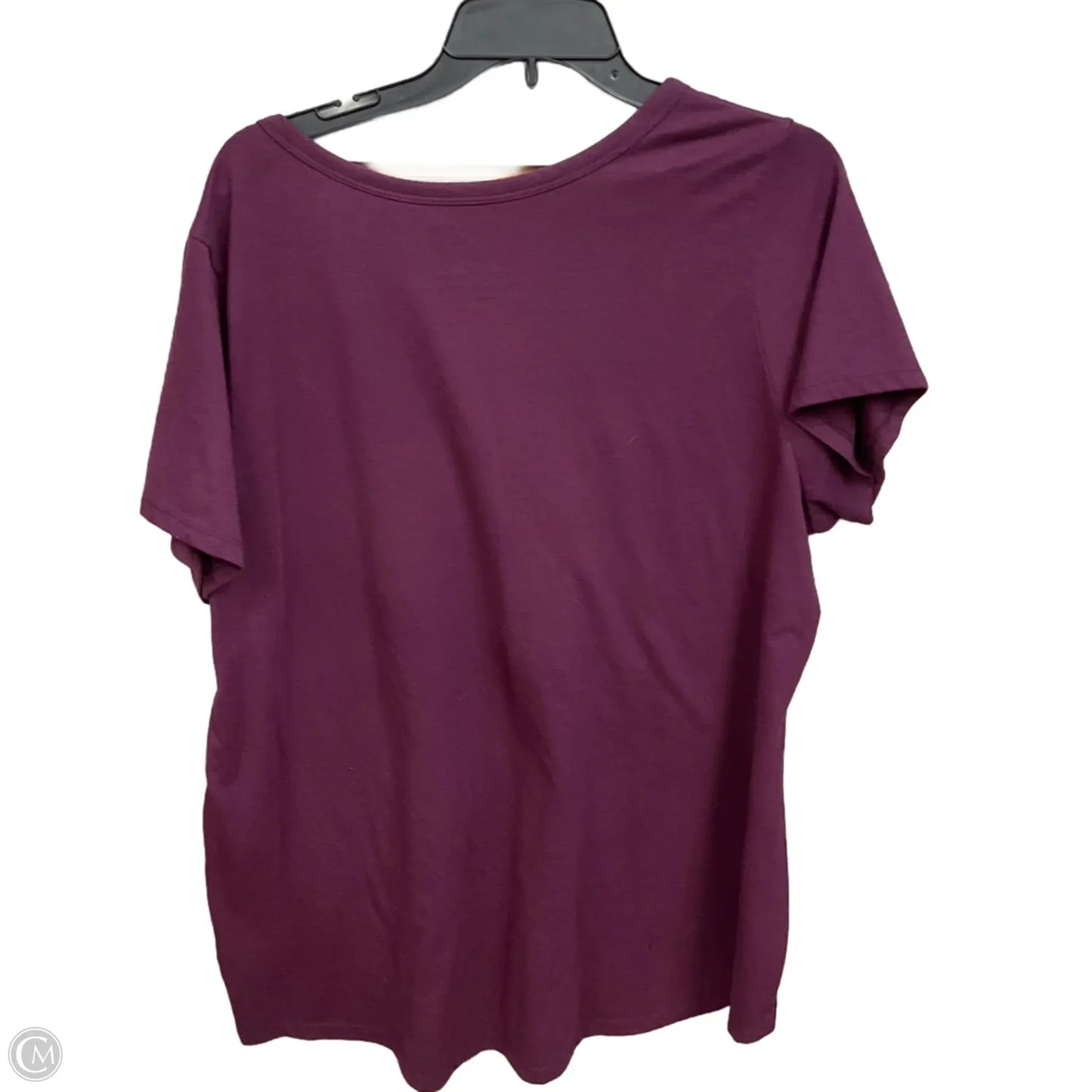 Top Short Sleeve Basic By Torrid In Purple, Size: 3x