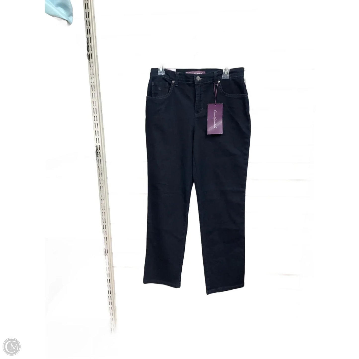 Jeans Straight By Gloria Vanderbilt In Blue Denim, Size: 8