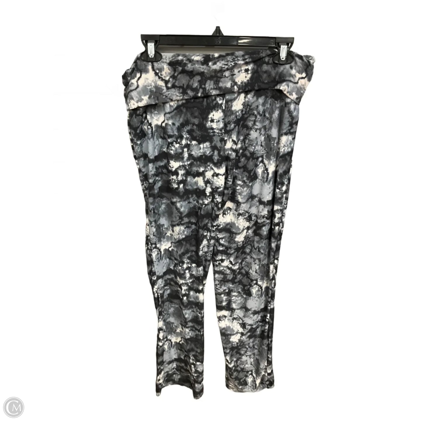 Pants Lounge By Bobbie Brooks In Tie Dye Print, Size: 12
