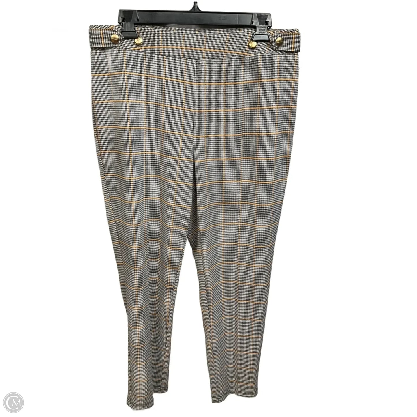 Pants Dress By Cato In Plaid Pattern, Size: 14