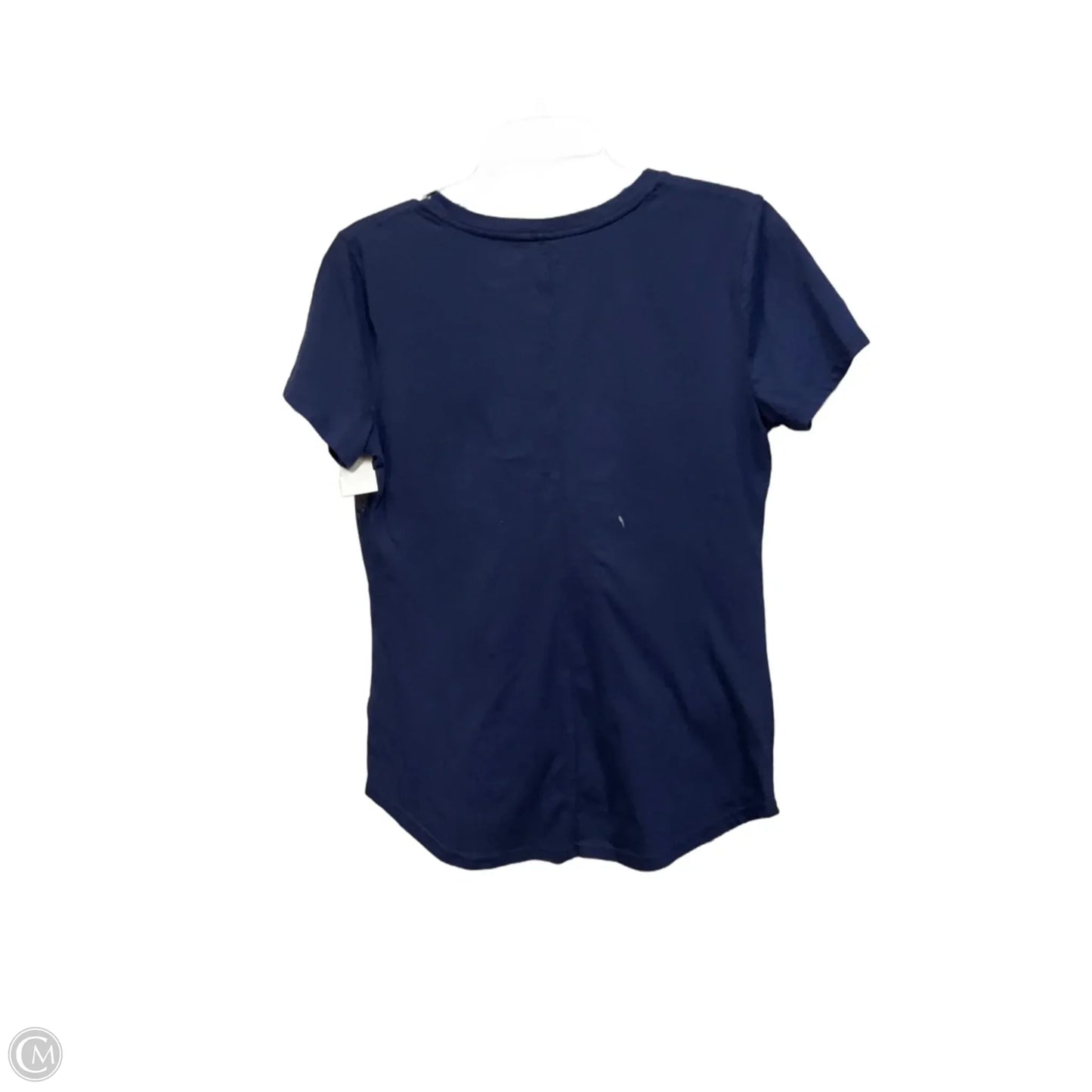 Athletic Top Short Sleeve By Tek Gear In Navy, Size: M