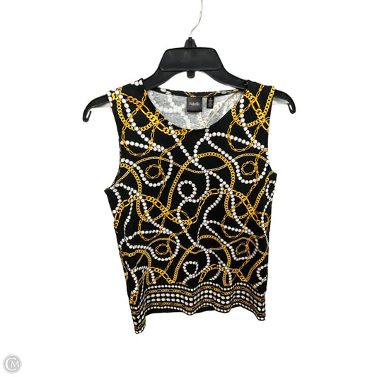 Top Sleeveless By Rafaella In Multi-colored, Size: S