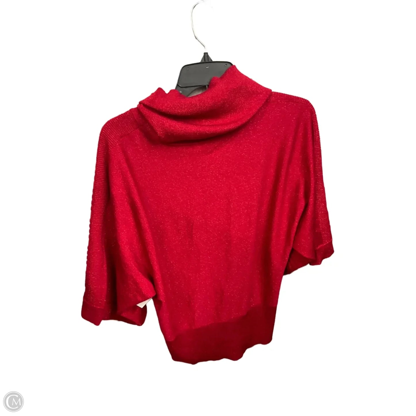 Top 3/4 Sleeve Basic By Adrienne Vittadini In Red, Size: L