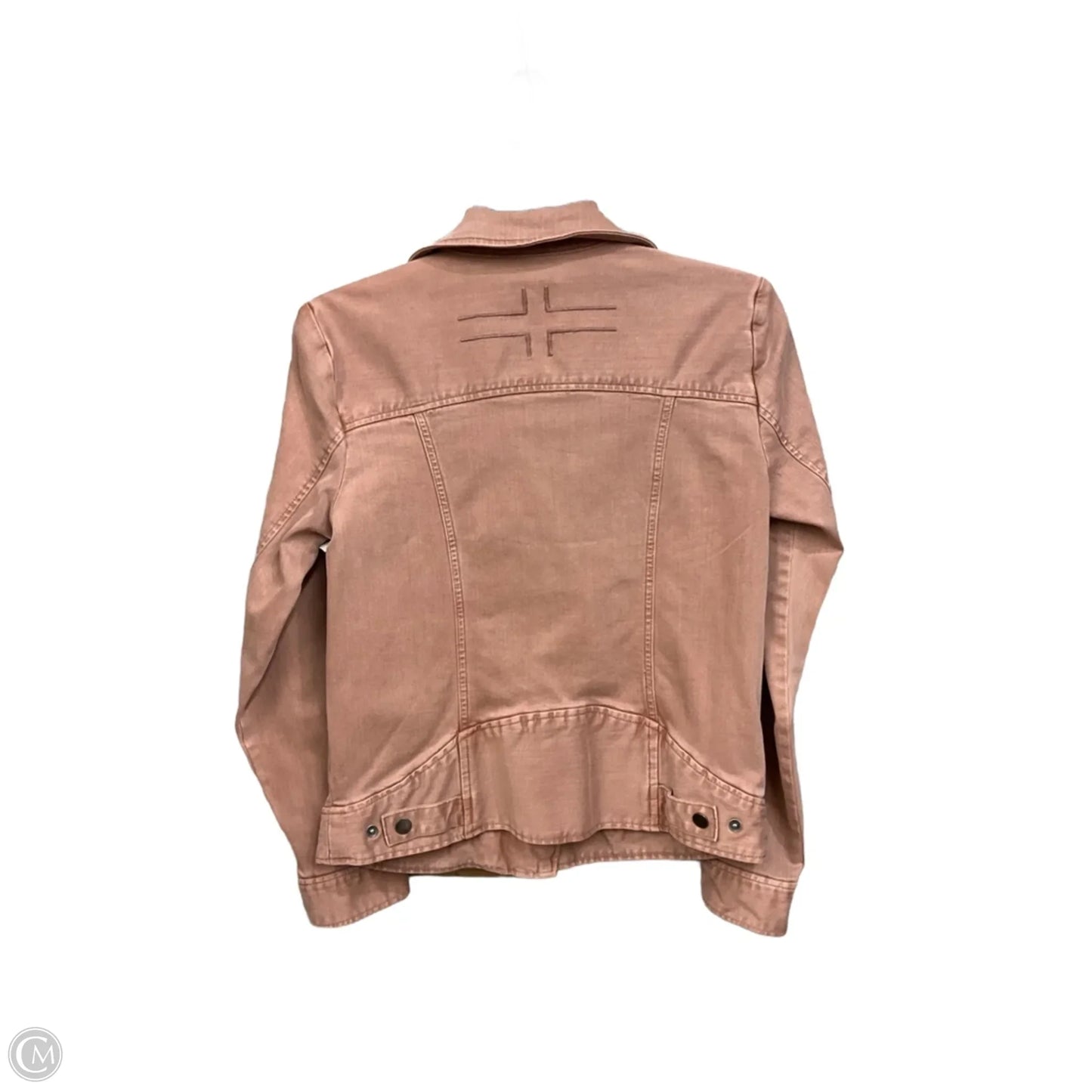 Jacket Denim By Liverpool In Pink Denim, Size: S