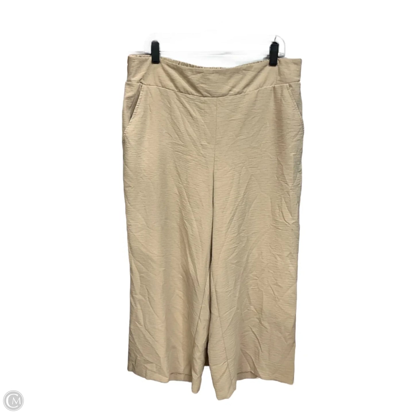 Pants Cropped By Nine West Apparel In Tan, Size: 14