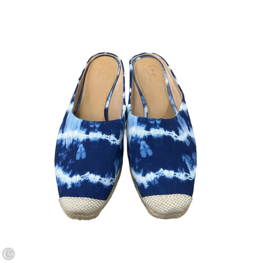 Shoes Flats By Crown Vintage In Tie Dye Print, Size: 9.5