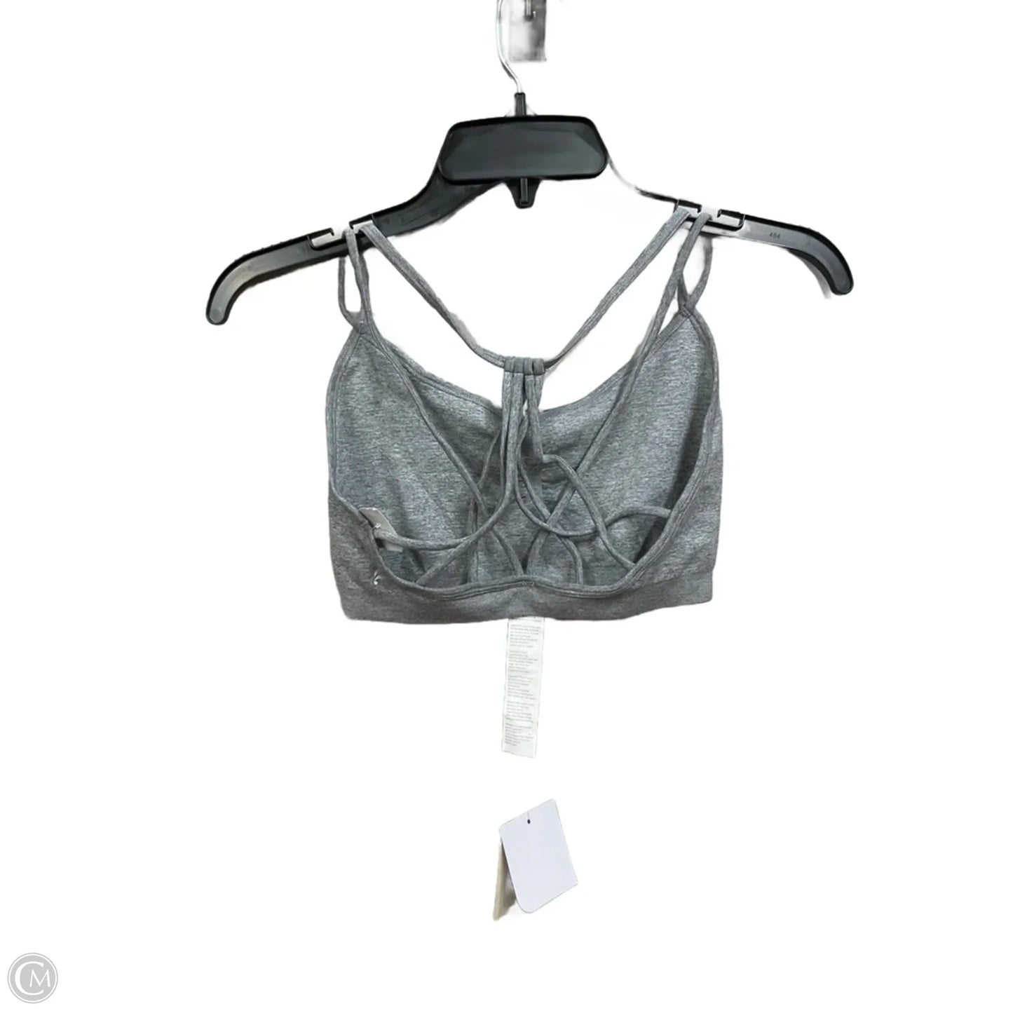Athletic Bra By Fabletics In Grey, Size: M