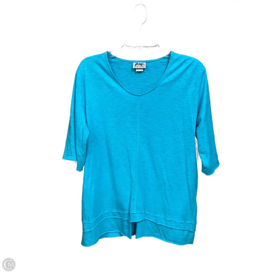 Top Short Sleeve Basic By Cmc In Blue, Size: L