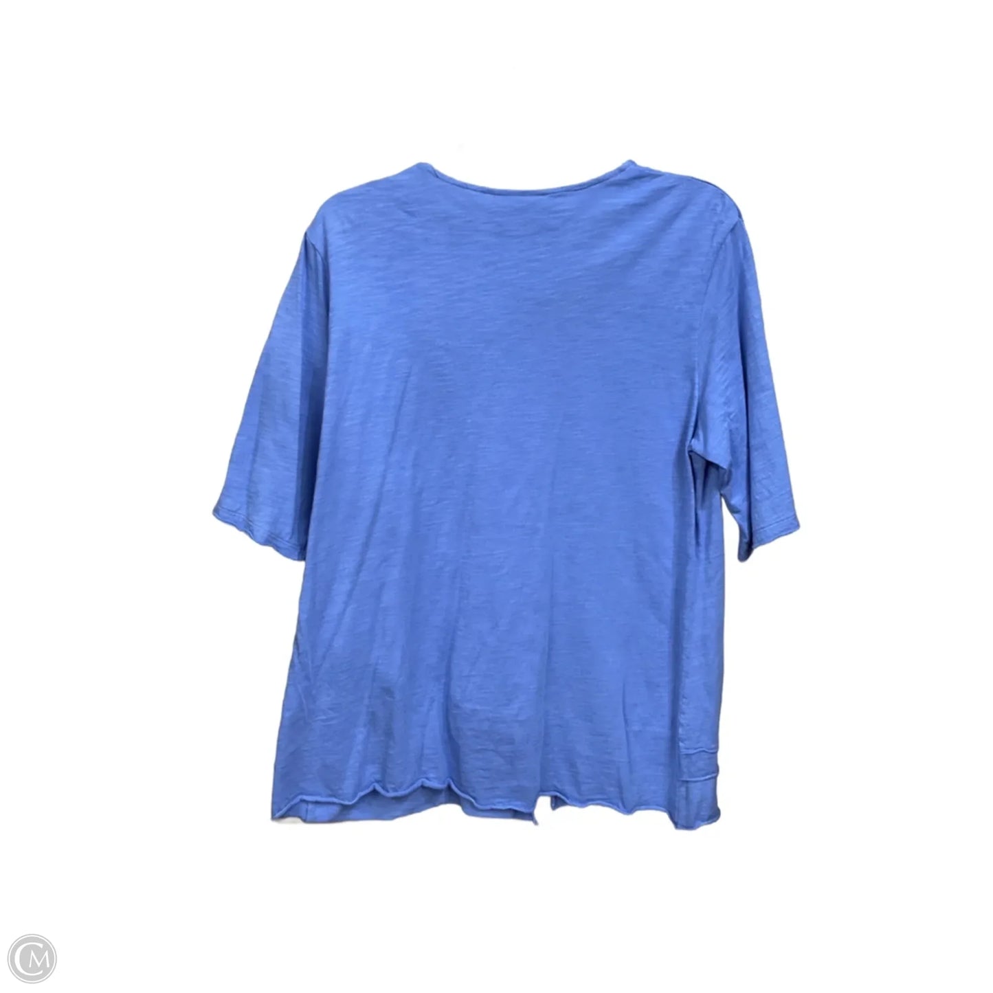 Top Short Sleeve Basic By Cmc In Blue, Size: L