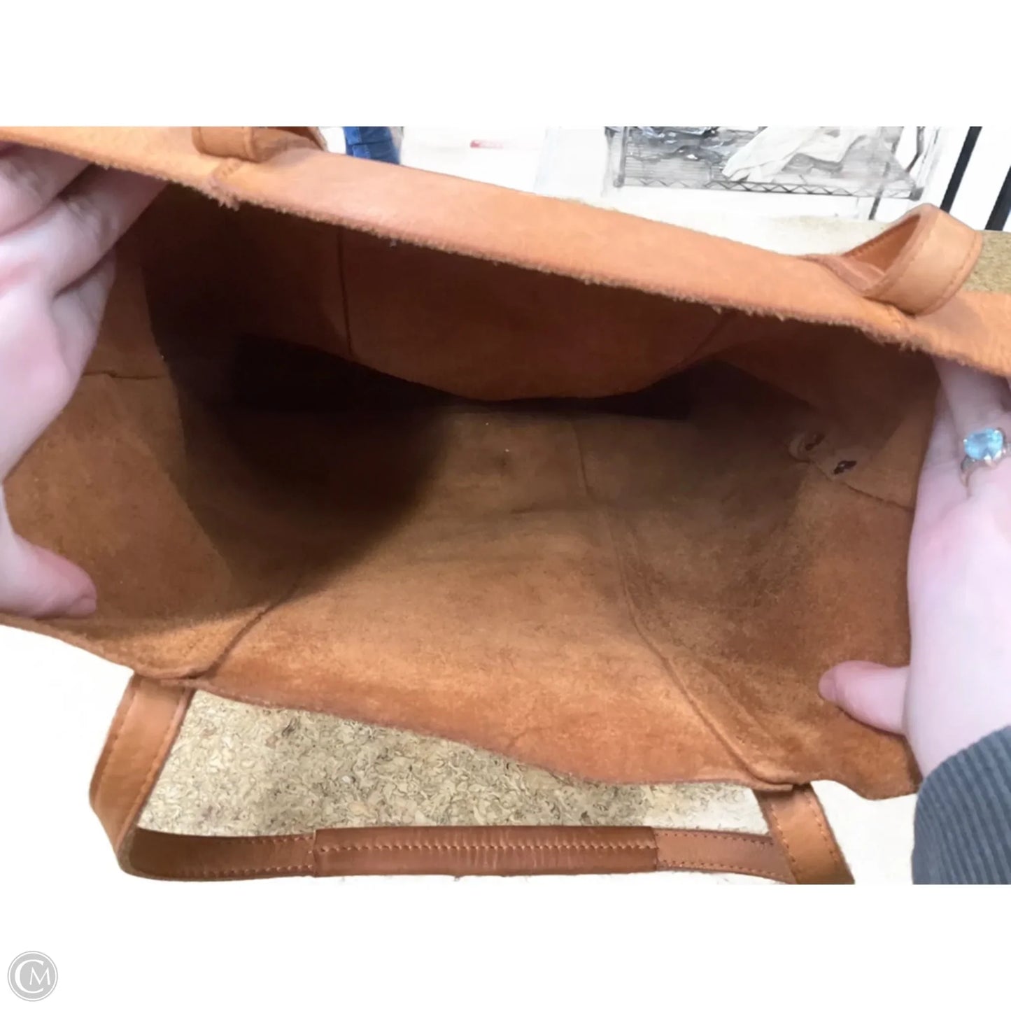 Crossbody Leather By Fossil, Size: Medium