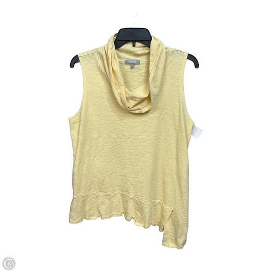 Top Sleeveless Basic By Habitat In Yellow, Size: M