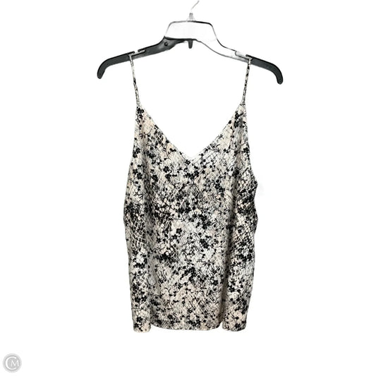 Top Cami By Calvin Klein In Floral Print, Size: M