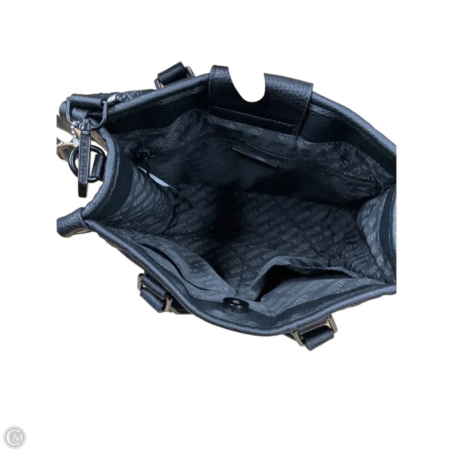 Handbag Leather By Steve Madden, Size: Medium