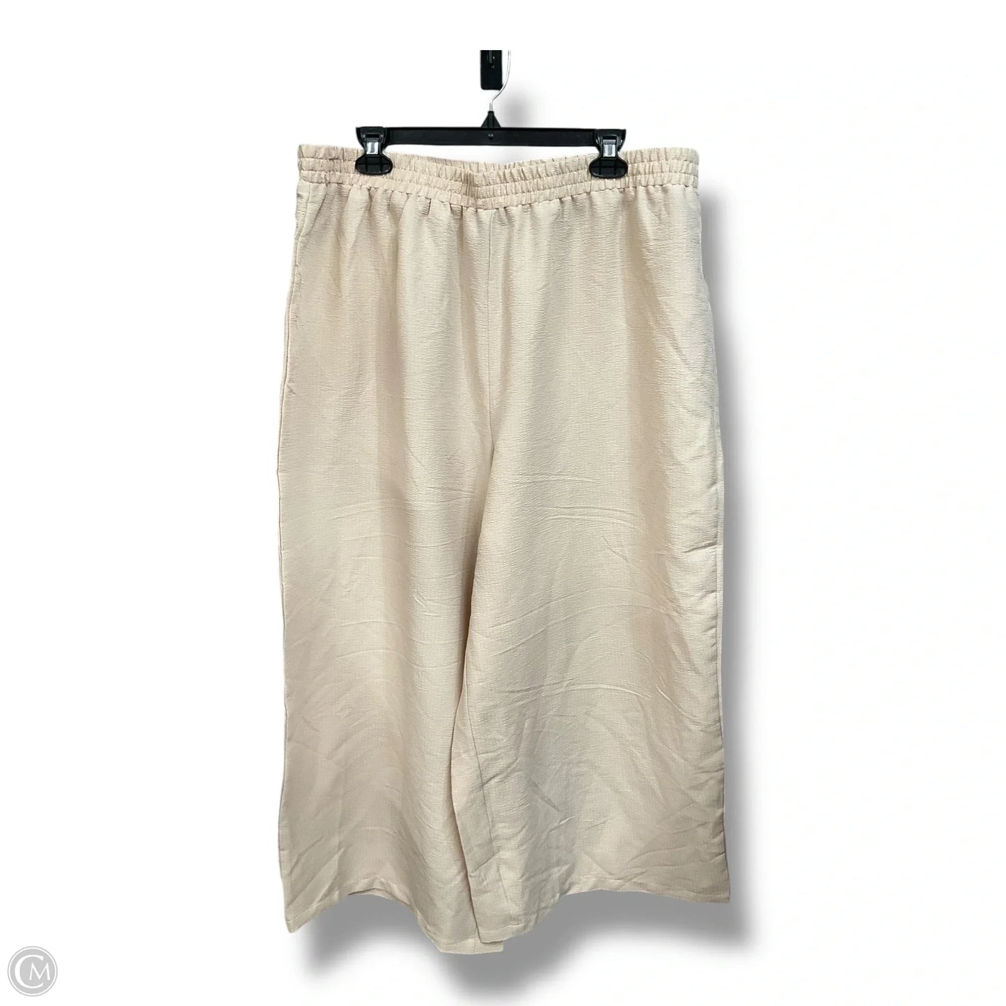 Pants Lounge By Clothes Mentor In Tan, Size: 3x