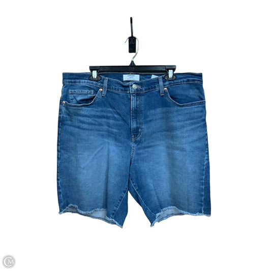 Shorts By Levis In Blue Denim, Size: 18