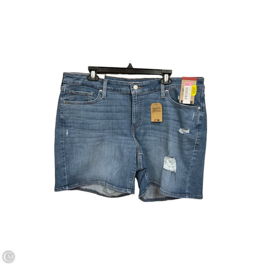 Shorts By Levis In Blue Denim, Size: 18