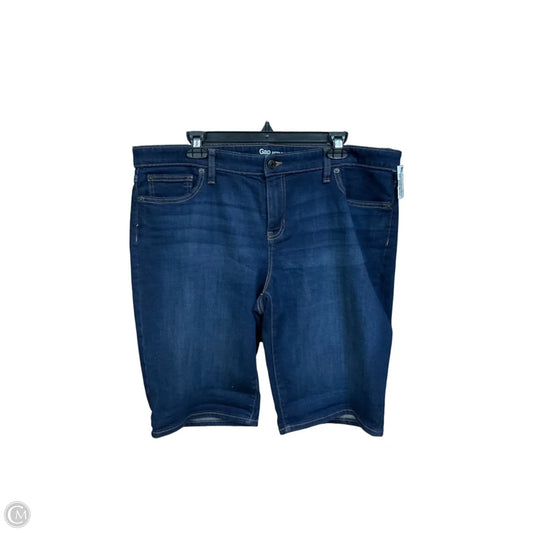 Shorts By Gap In Blue Denim, Size: 16