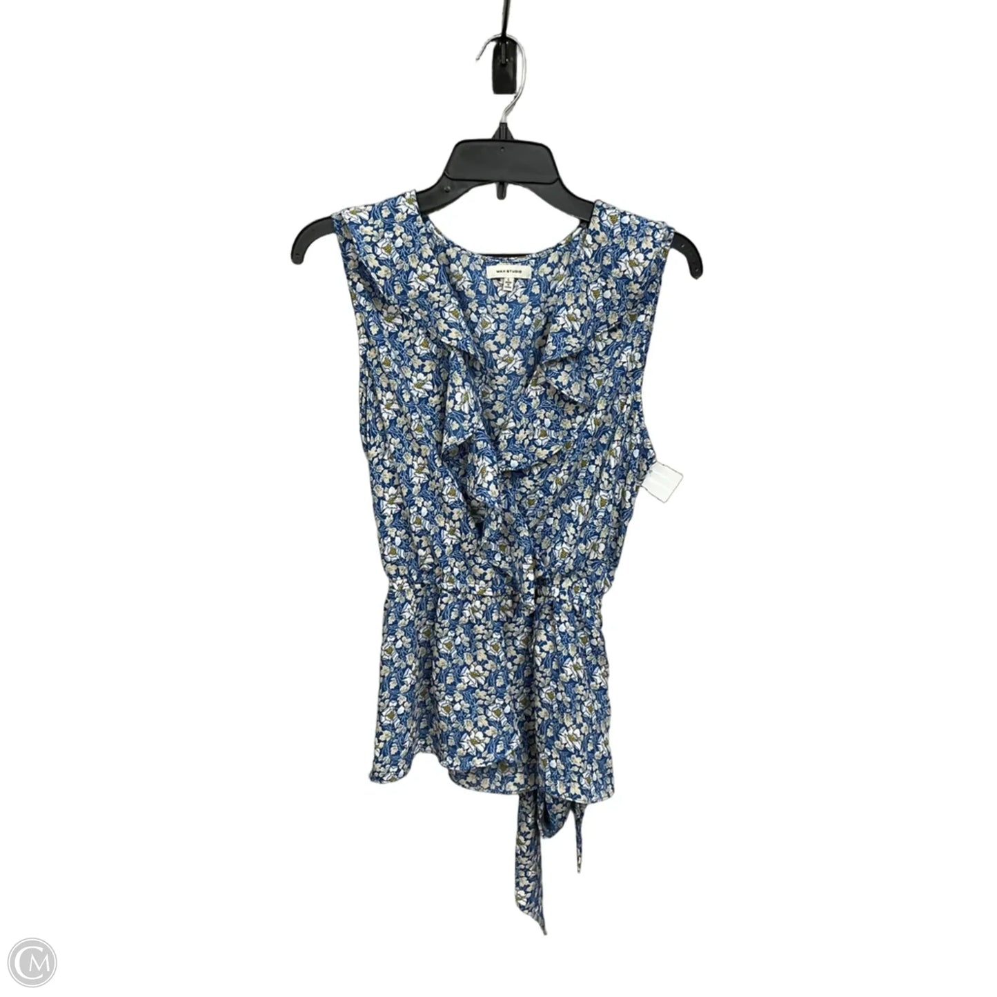 Blouse Sleeveless By Max Studio In Floral Print, Size: L