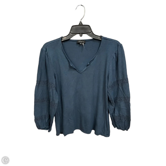 Top Long Sleeve By 1.state In Blue, Size: Xl