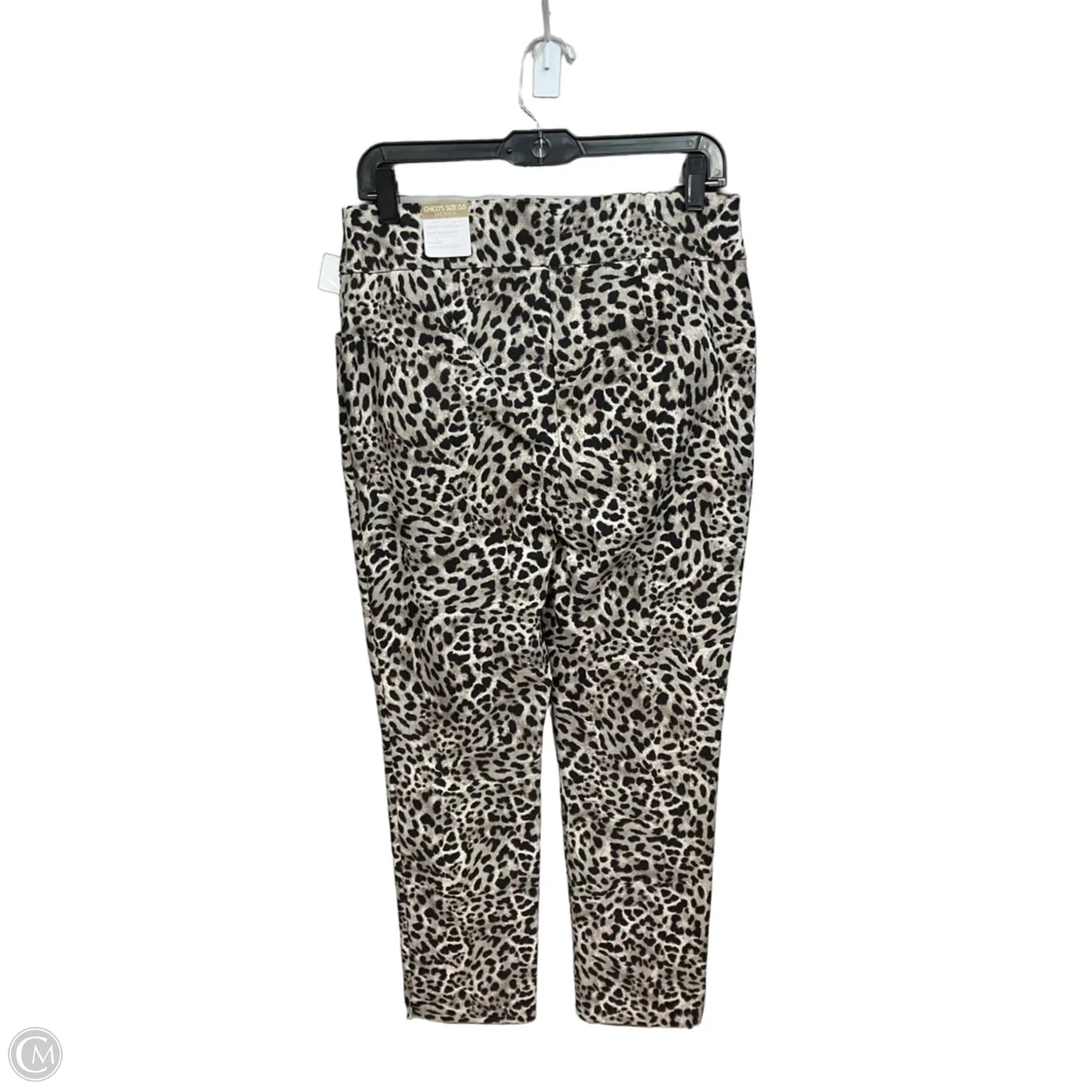 Pants Cropped By Chicos In Animal Print, Size: 6