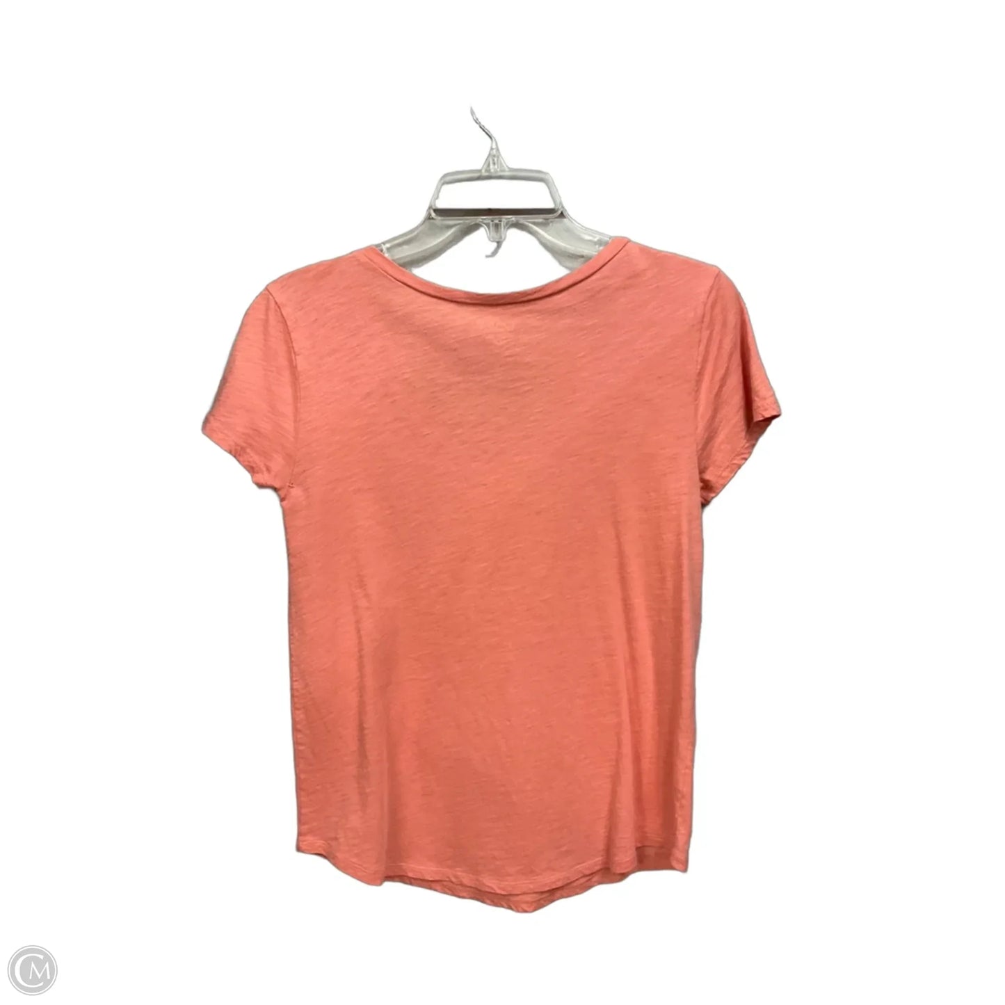 Top Short Sleeve Basic By Loft In Coral, Size: Xs