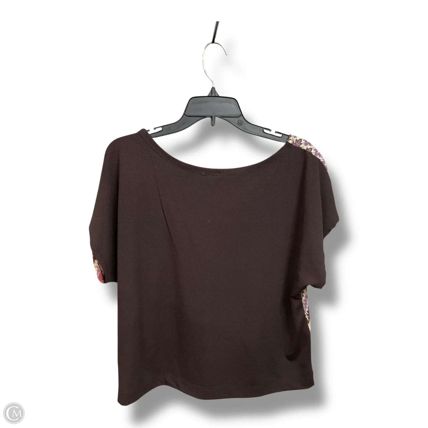 Top Short Sleeve By Lily Rose In Multi-colored, Size: Xl