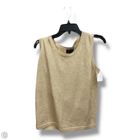 Top Sleeveless By Cmc In Gold, Size: L